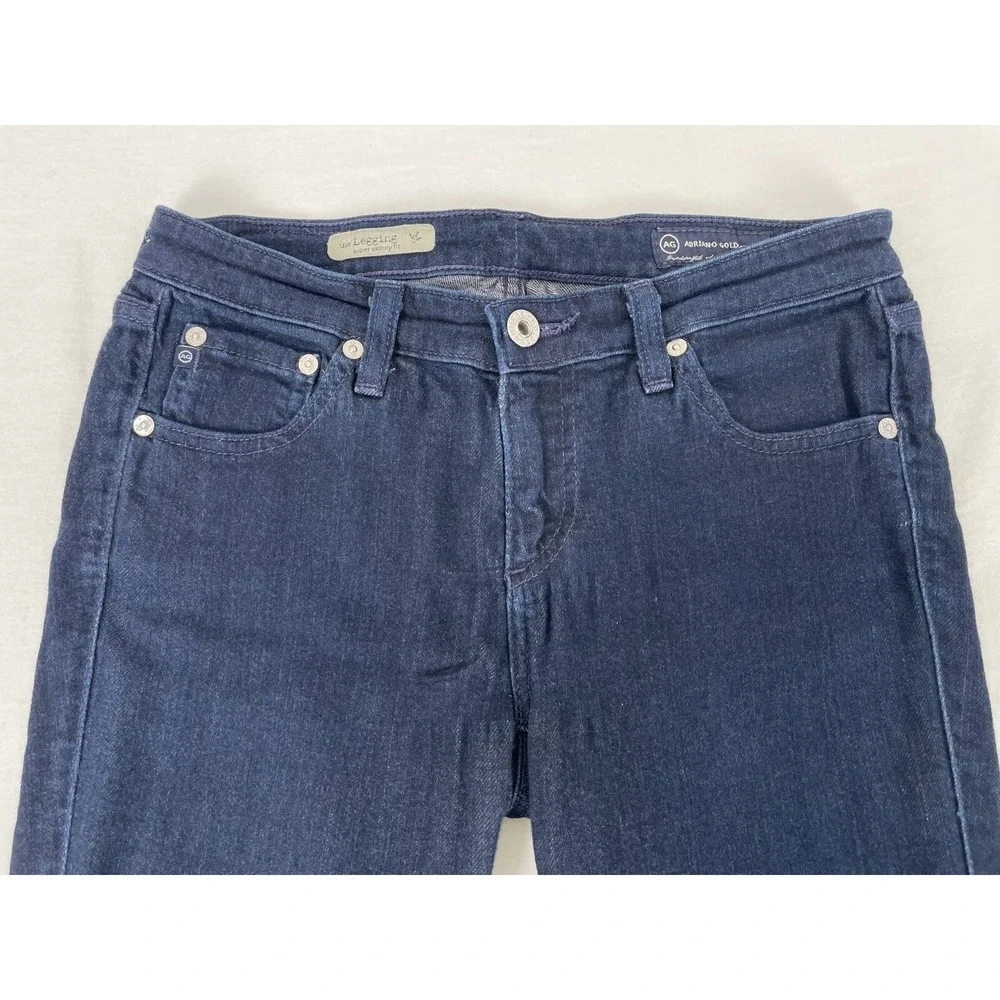 AG Adriano Goldschmied Jeans Womans 27R The Legging Super Skinny Fit‎ Blue Denim